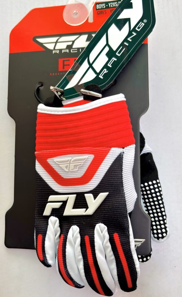Guantes Fly f16 rojo blanco t 3